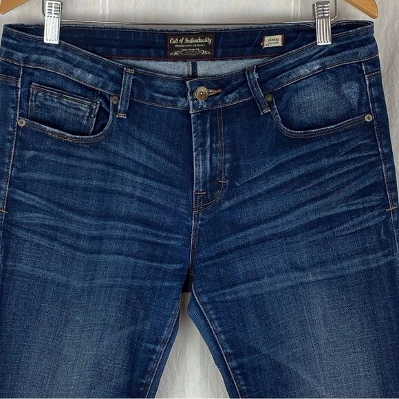 Cult of Individuality Vixen Curvy Wide Leg Jeans Made in the USA Size 32 - Picture 6 of 13